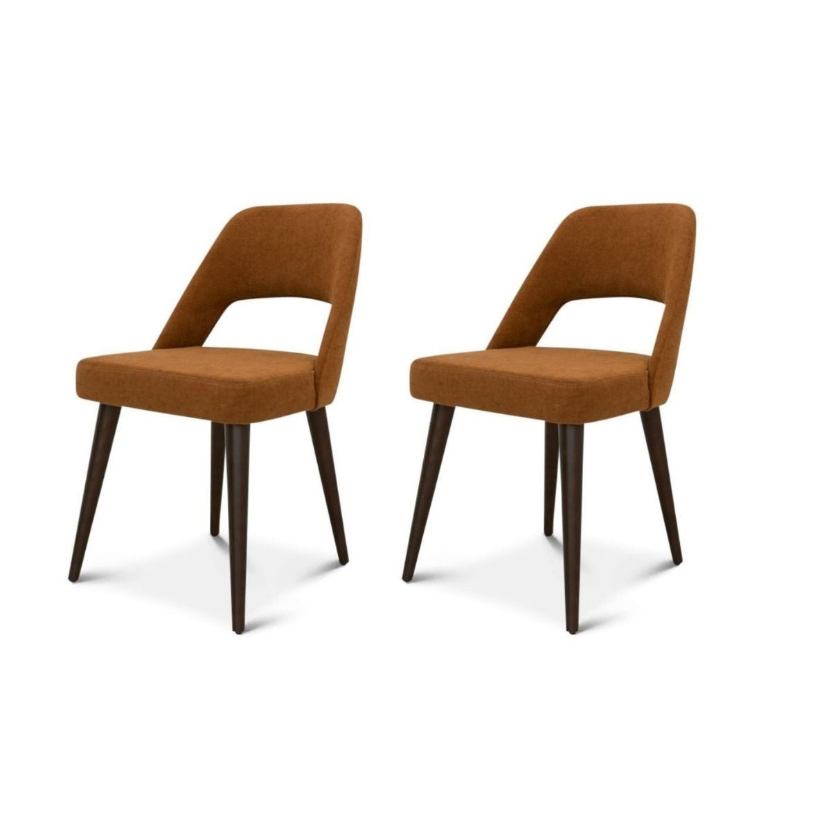 Juliana Mid Century Modern Upholstered Dining Chair (Set of 2)