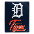 Detroit Tigers Blanket 50x60 Raschel Signature Design