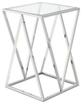 Finesse Decor LED Side Table, Square, Small(D0102HgE42Y)