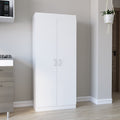 Pantry cabinet Orlando, Five Shelves, White Finish(D0102HgEYcV)
