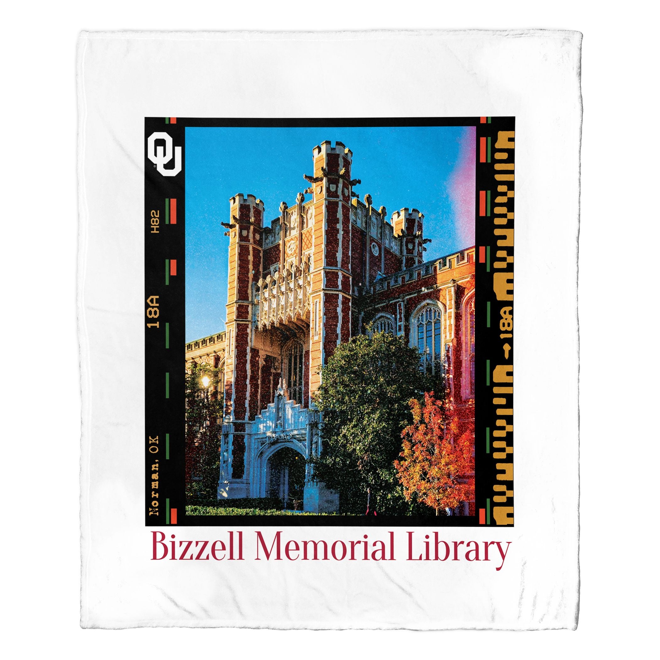 Ncaa Campus Life Oklahoma Silk Touch Throw