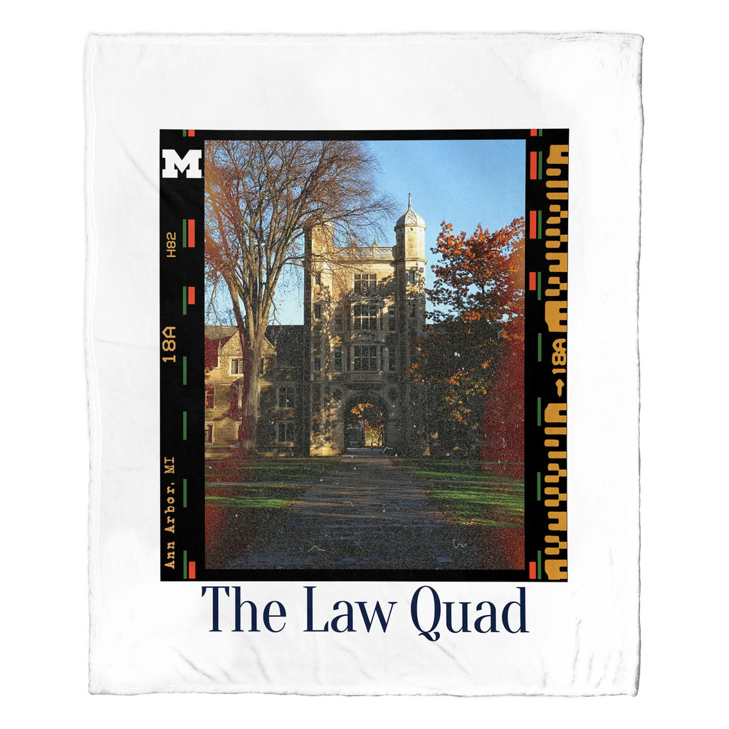 Ncaa Campus Life Michigan Silk Touch Throw