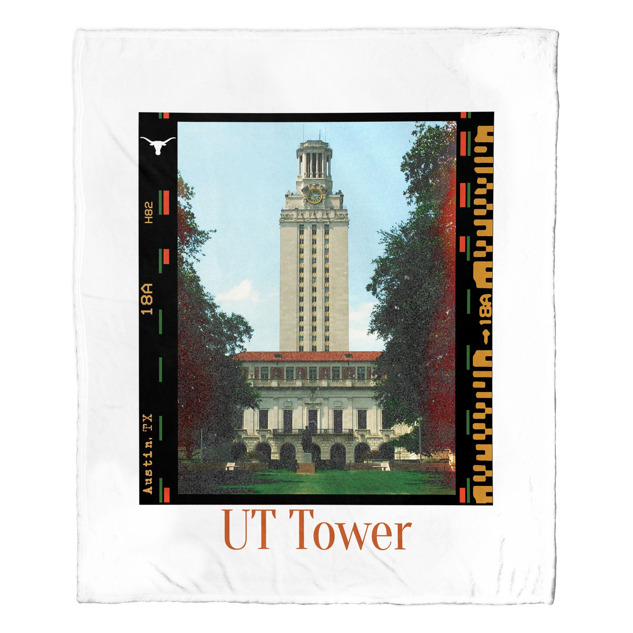 Ncaa Campus Life Texas Silk Touch Throw