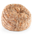 Jaxx Metro Sac 5 Foot Bean Bag Chair - Luxe Fur, Red Fox