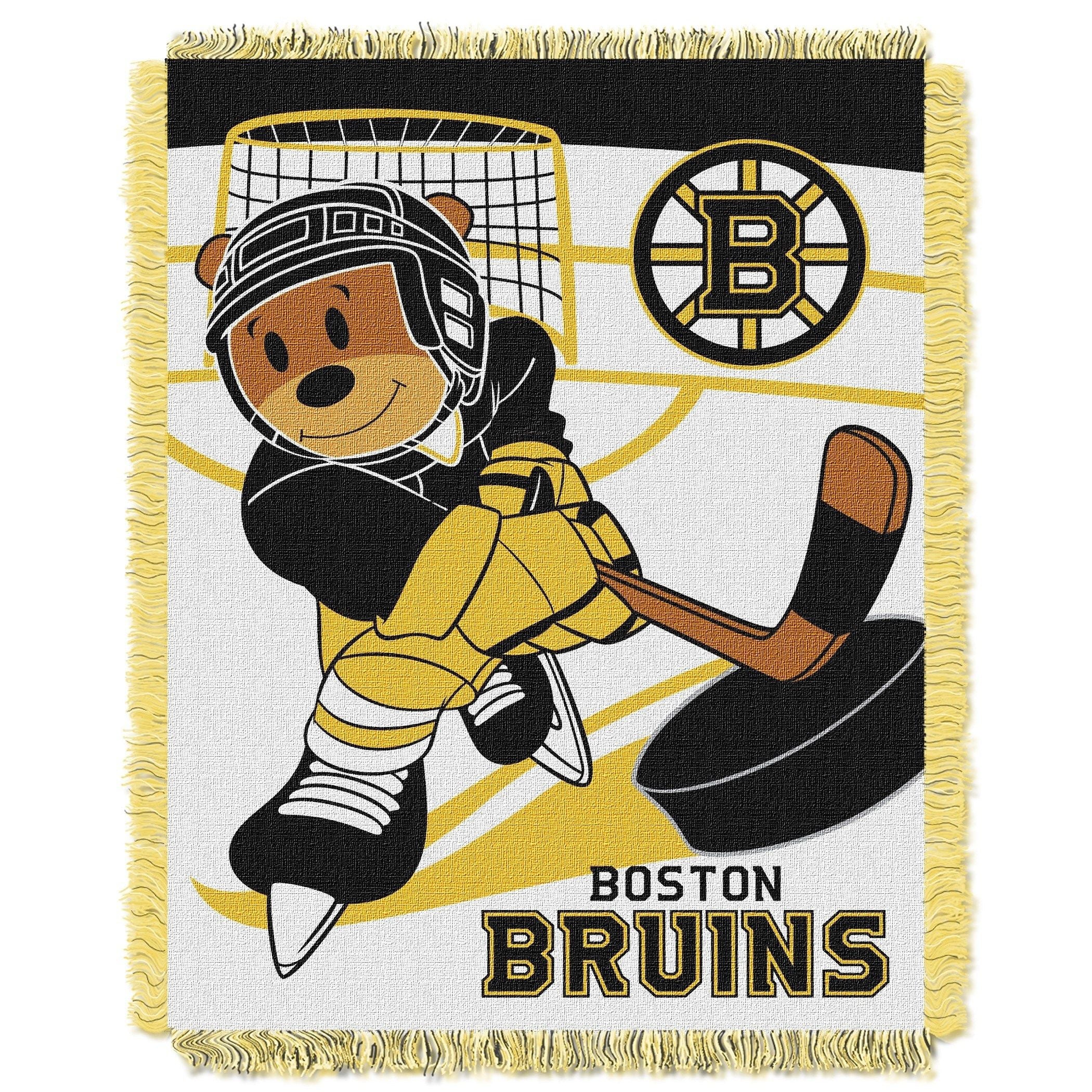 Bruins OFFIcIAL National Hockey League Score Baby Baby 36x 46 Triple Woven Jacquard Throw by The Northwest company(D0102HHBTK7)