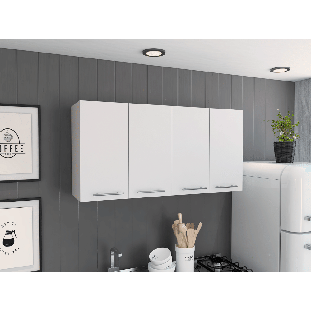 Sitka Wall cabinet Two Spacious Divisions Four Doors(D0102HI4XPA)