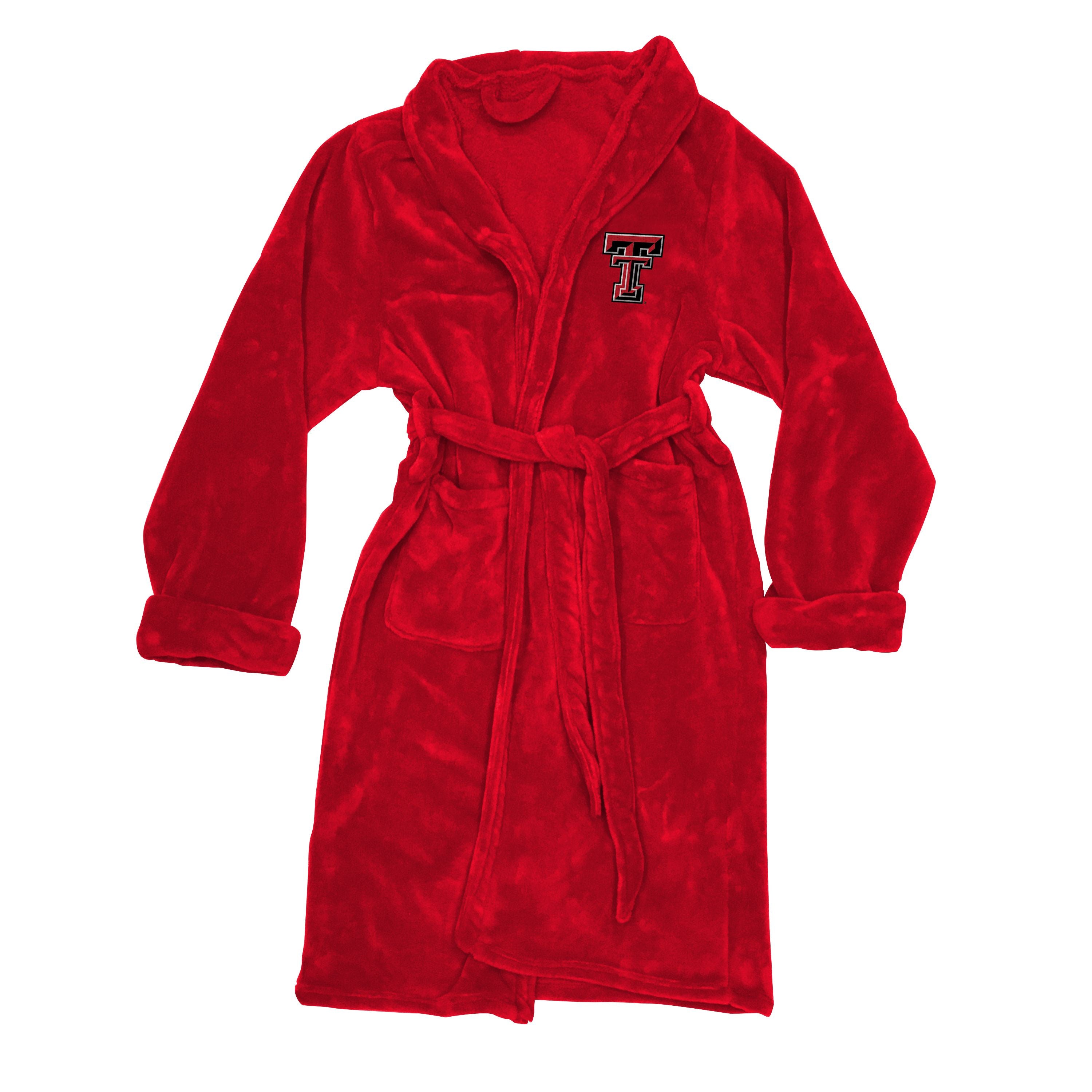 Texas Tech OFFICIAL Collegiate Mens L/XL Silk Touch Bath Robe(D0102HP31JG.)
