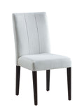 ACME Carena Side Chair (Set-2), White & Brown Finish DN02956