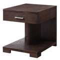 Walnut 1-drawer End Table