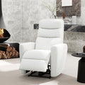Bloomy 35.5 High-Back Power Recliner Motion Chair, Chiffon White Boucle