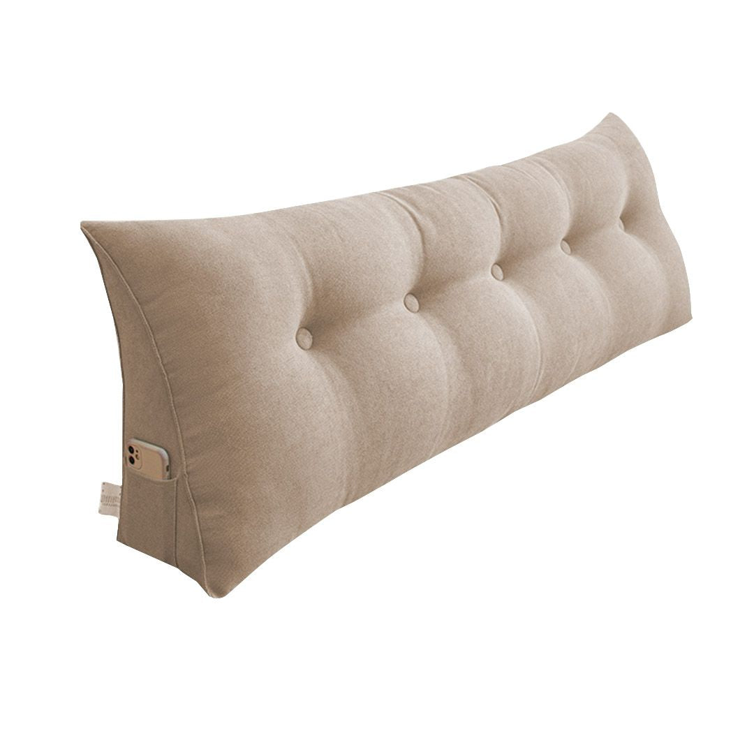 Soga 180Cm Beige Triangular Wedge Bed Pillow Headboard Backrest Bedside Tatami Cushion Home Decor