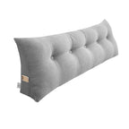 Soga 150Cm Silver Triangular Wedge Bed Pillow Headboard Backrest Bedside Tatami Cushion Home Decor
