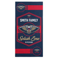 NBA New Orleans Pelicans Dominion Personalized Beach Towel 3060 Inches