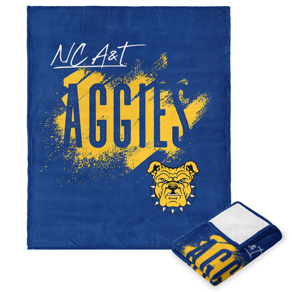 Ncaa North Carolina A&T Tradition Silk Touch Throw Blanket 50X60 Inches