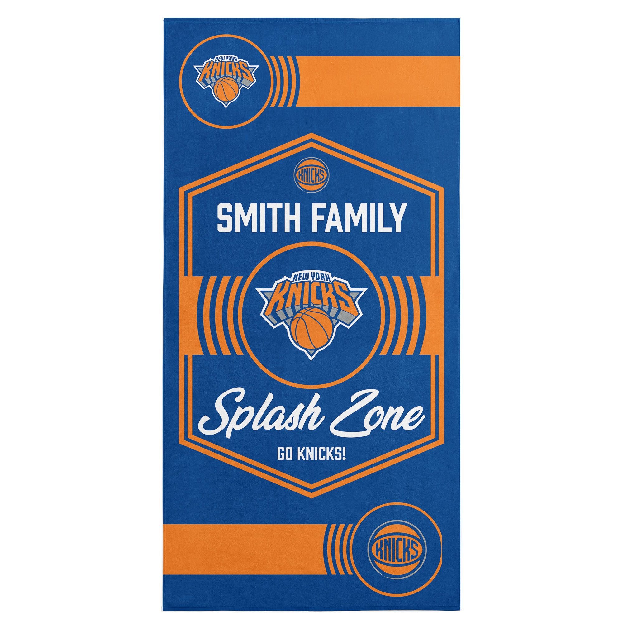 NBA New York Knicks Dominion Personalized Beach Towel 3060 Inches