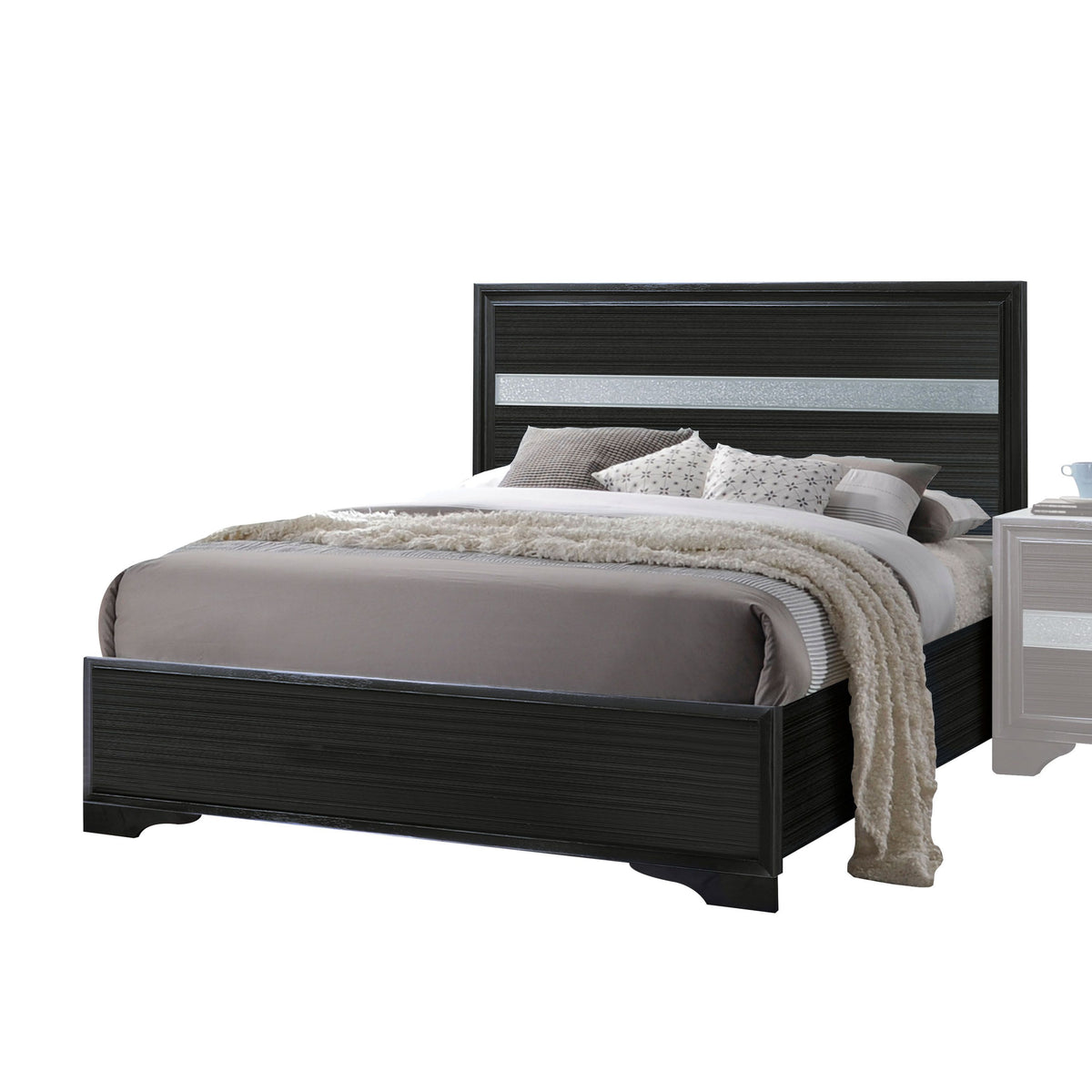 ACME Naima Full Bed in Black 25915F