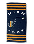 Jazz OFFICIAL National Basketball Association, Stripe 30x 60 Beach Towel - by The Northwest Company(D0102HXV627.)