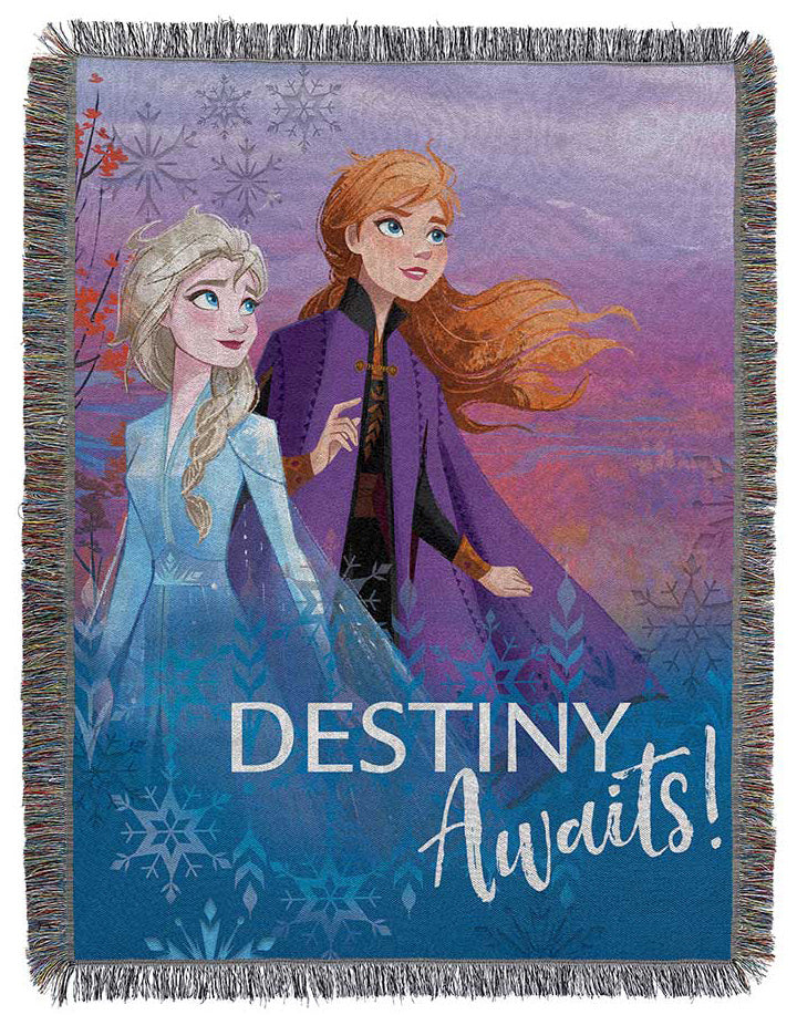 Disney Frozen 2 Destiny Awaits Licensed 48inchX 60inch Woven Tapestry Throw By The Northwest Company(D0102Hxv6Xy.)