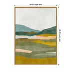 Sylvie Vibrant Abstract Framed Canvas by Nikita Jariwala
