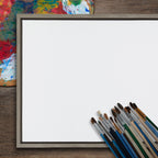 Sylvie Blank Framed Canvas 23x33
