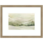 AQ Winter Landscape No. 3 by Annie Quigley Framed Wall Art Print