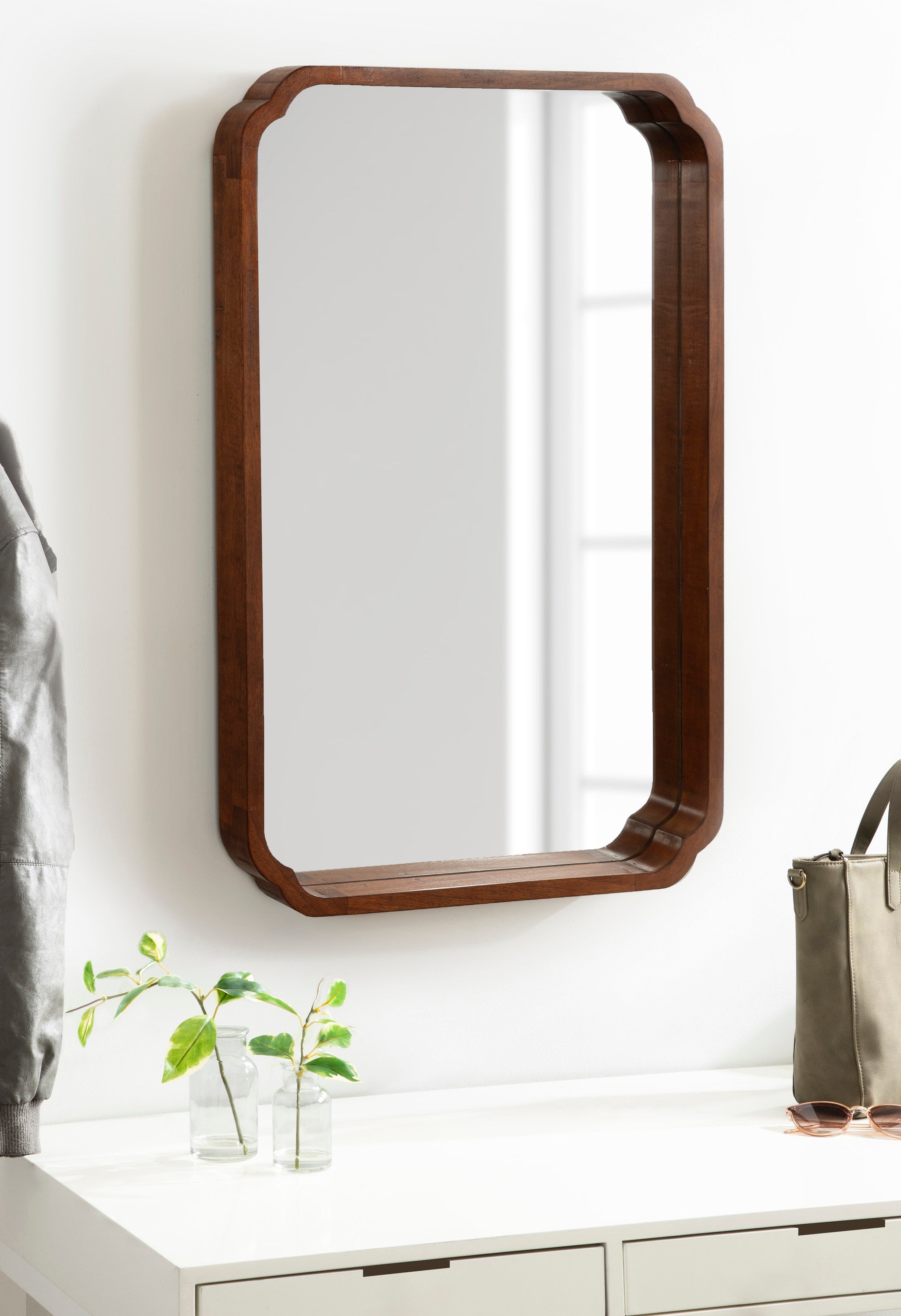 Marston Wood Framed Wall Mirror