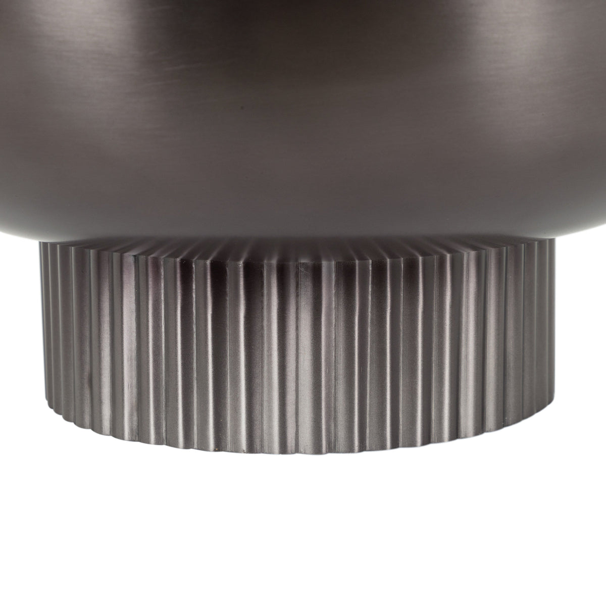 Rooks Ribbed Metal Bowl