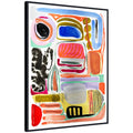 Sylvie Abstract 09 Framed Canvas by Emma Daisy