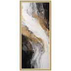 Luxe Drift Modern Elegant Abstract by The Creative Bunch Studio Framed Wall Art Print