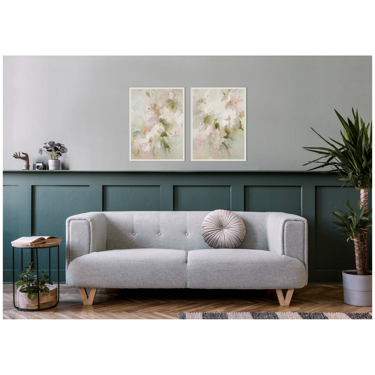Bloom No. 1 & No. 2 2 Piece Framed Canvas Wall Art Set by Amy Lighthall