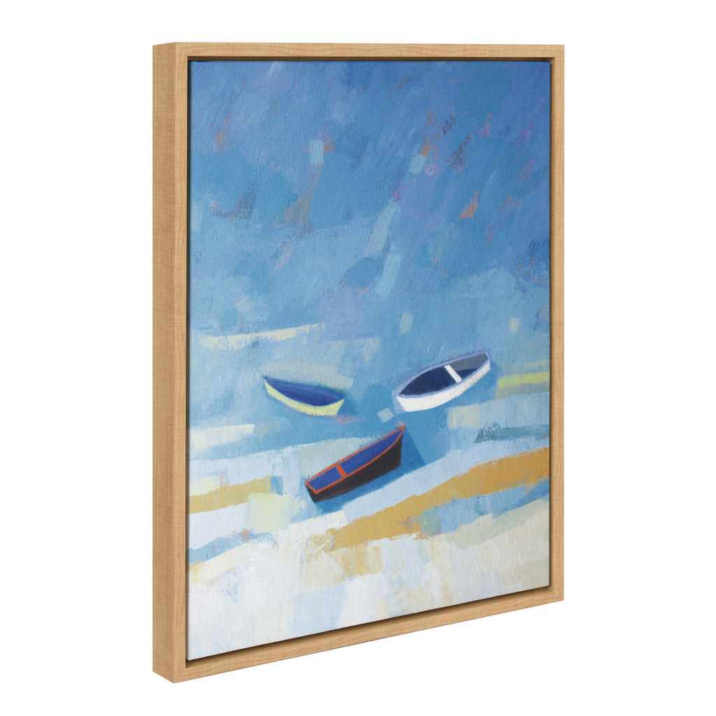 Sylvie Golden Dunes Framed Canvas by Giuliana Lazzerini