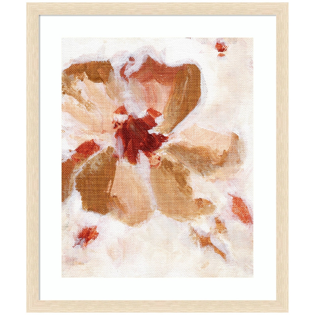 Framed Art Painterly Brown Blossom ll by Nikita Jariwala
