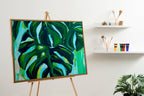 Sylvie Blank Framed Canvas 28x38