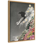 Sylvie Spring Skiing Framed Canvas by Sarah Eisenlohr