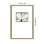 White Floral No. 2 by Gabrielly Guedes Framed Wall Art Print