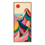 Sylvie MCM Mountains Framed Canvas by Rachel Lee of My Dream Wall