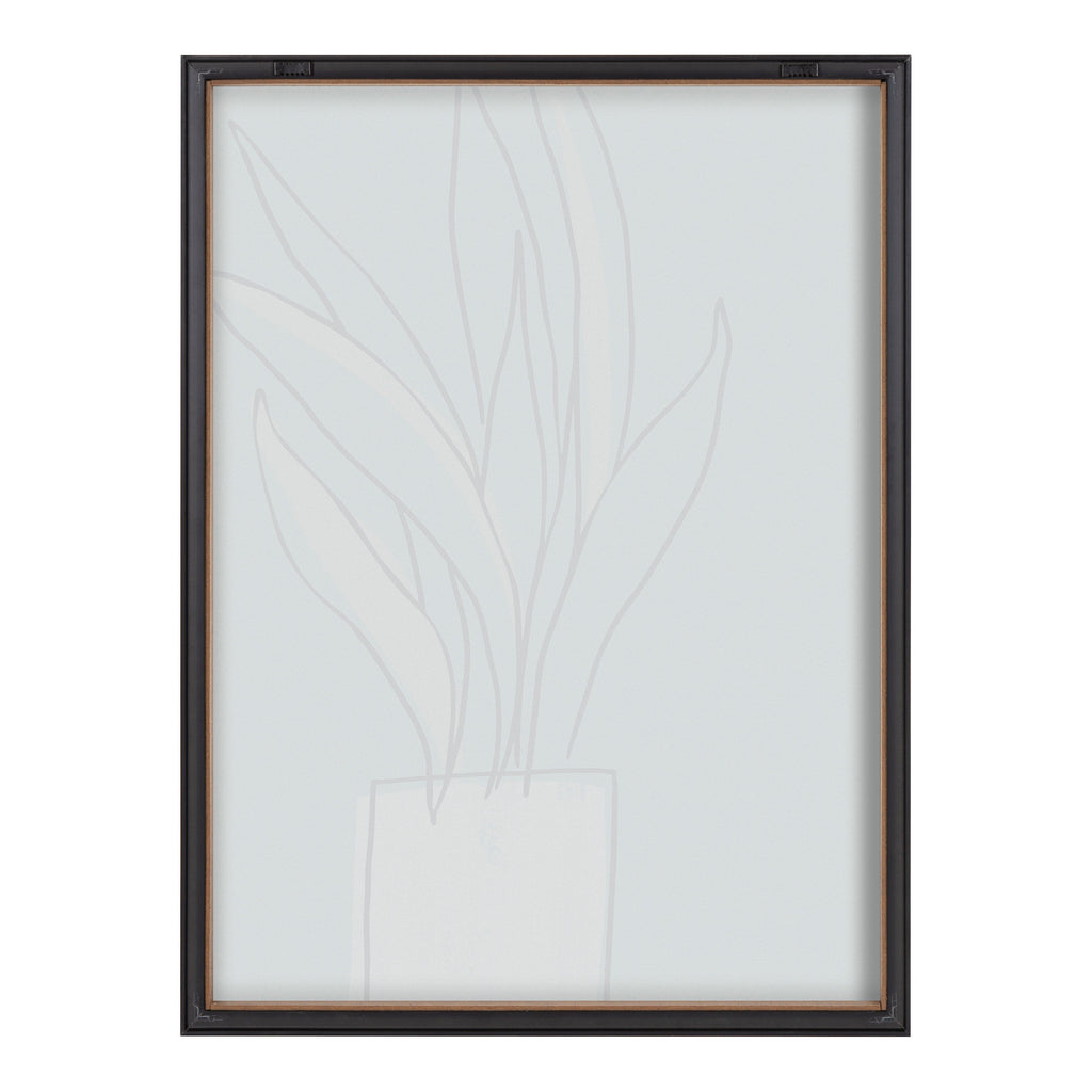 Blake Serene Growth Framed Printed Glass by Elizabeth Silver