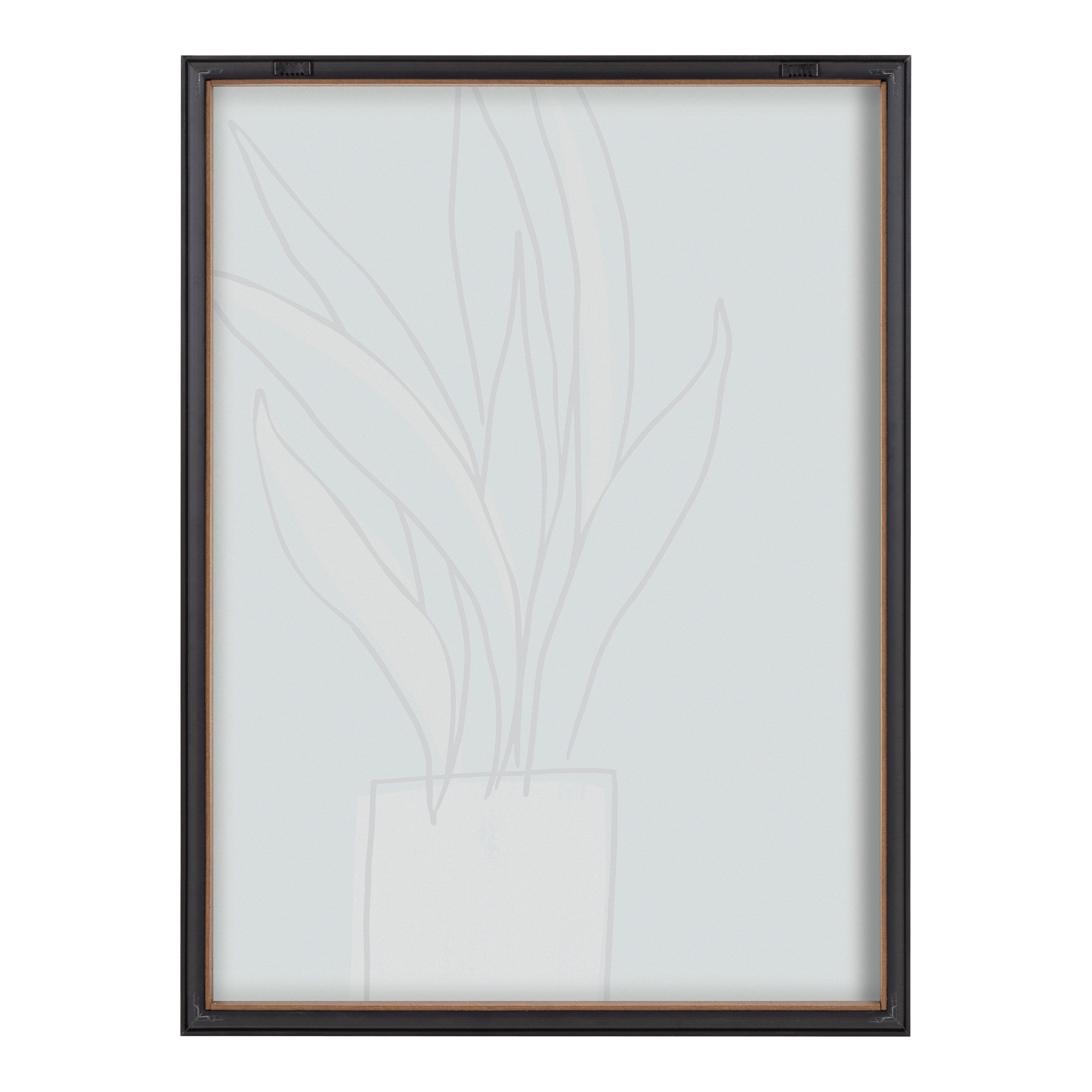 Blake Serene Growth Framed Printed Glass by Elizabeth Silver