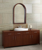 Hutton Wood Framed Arch Mirror