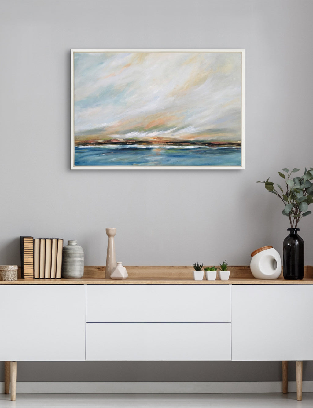 Sylvie Sunday Morning Framed Canvas by Mary Sparrow