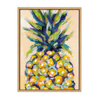 Sylvie Pineapple Study No 2 Framed Canvas by Rachel Christopoulos