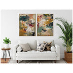 Painted Storm No. 1 & No. 2 2 Piece Framed Canvas Wall Art Set by Amy Lighthall