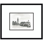 Postcard London by Teju Reval Framed Wall Art Print