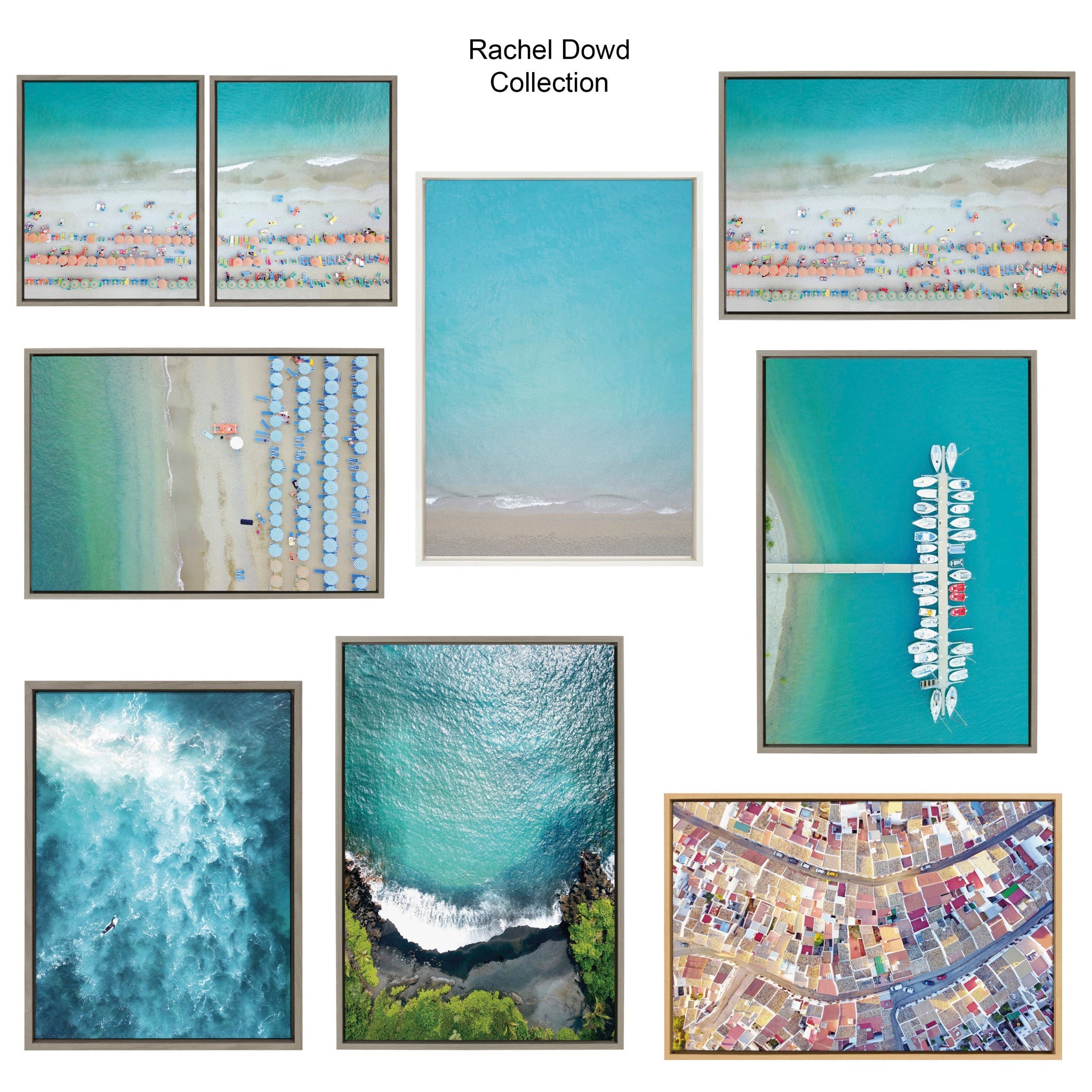 Sylvie Postiano 7 Framed Canvas by Rachel Bolgov