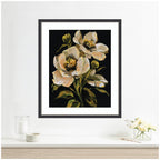Framed Art Moody Floral 8 by Annie Quigley
