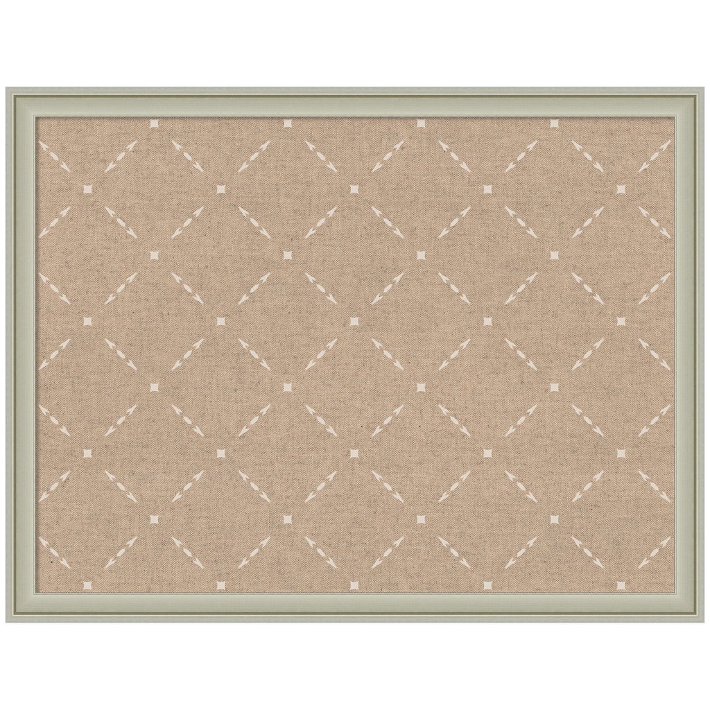 Pinboard Beige Lattice Pattern