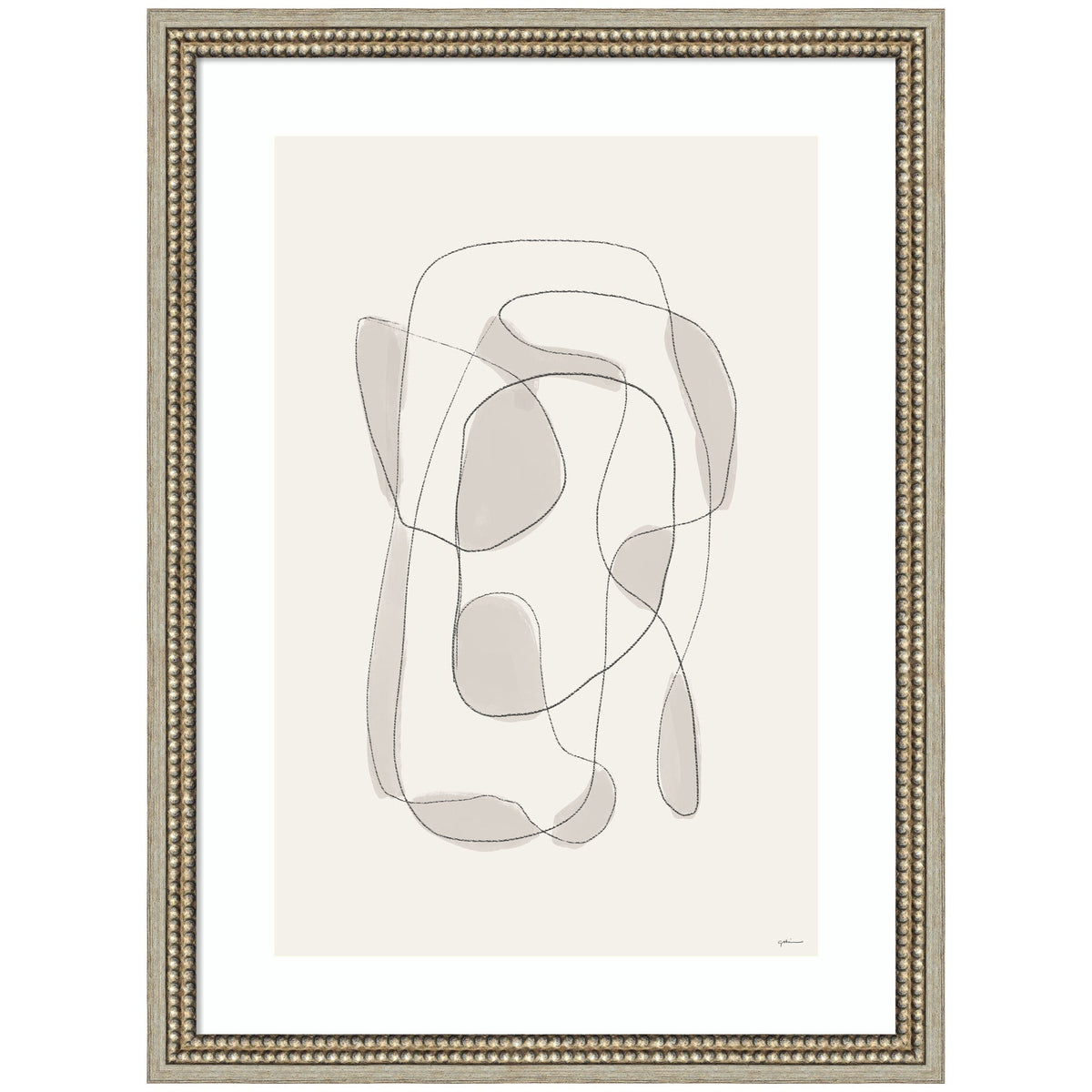Minimalist Lines by Gabrielly Guedes Framed Wall Art Print