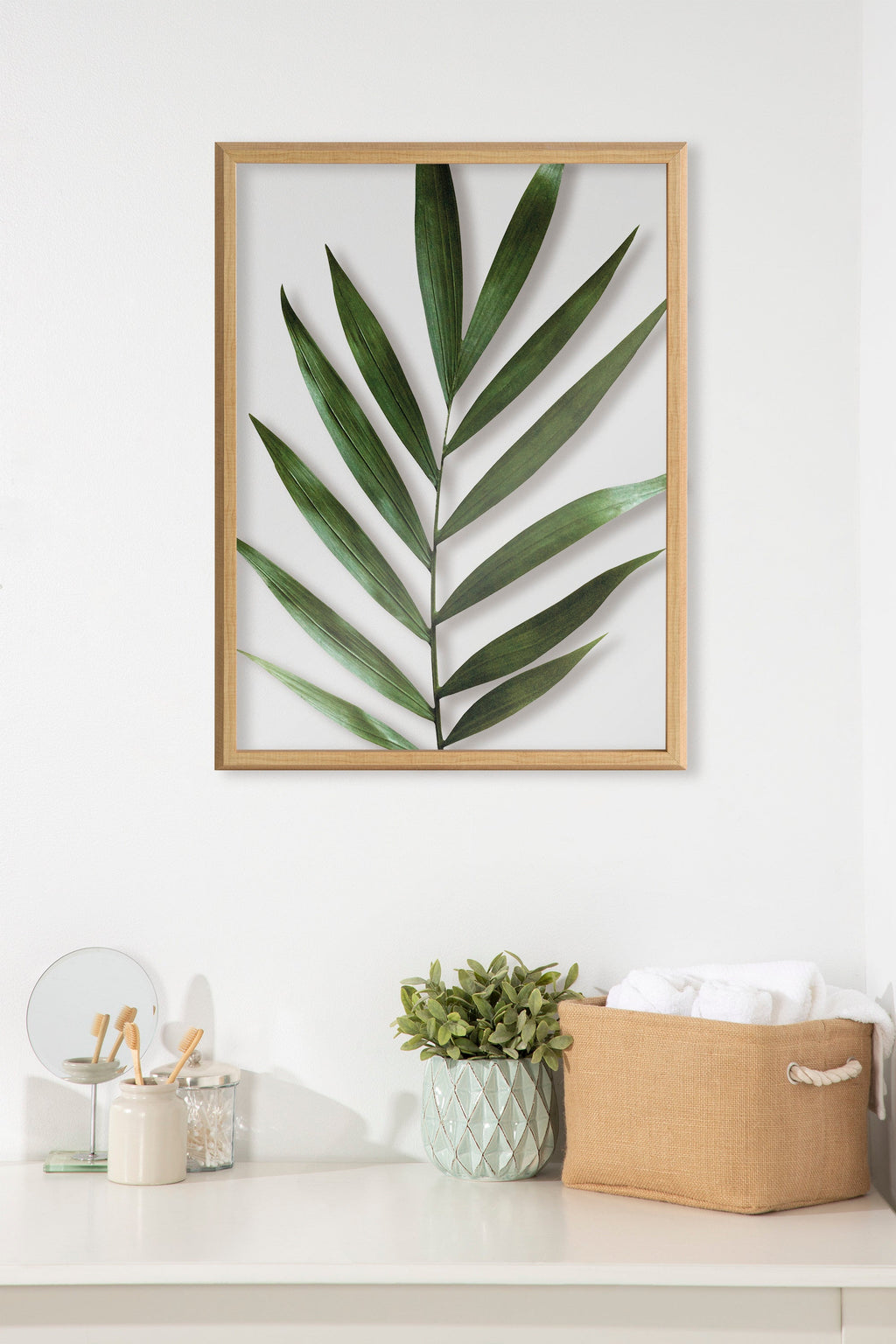 Blake Botanical 5F Framed Printed Glass by Amy Peterson