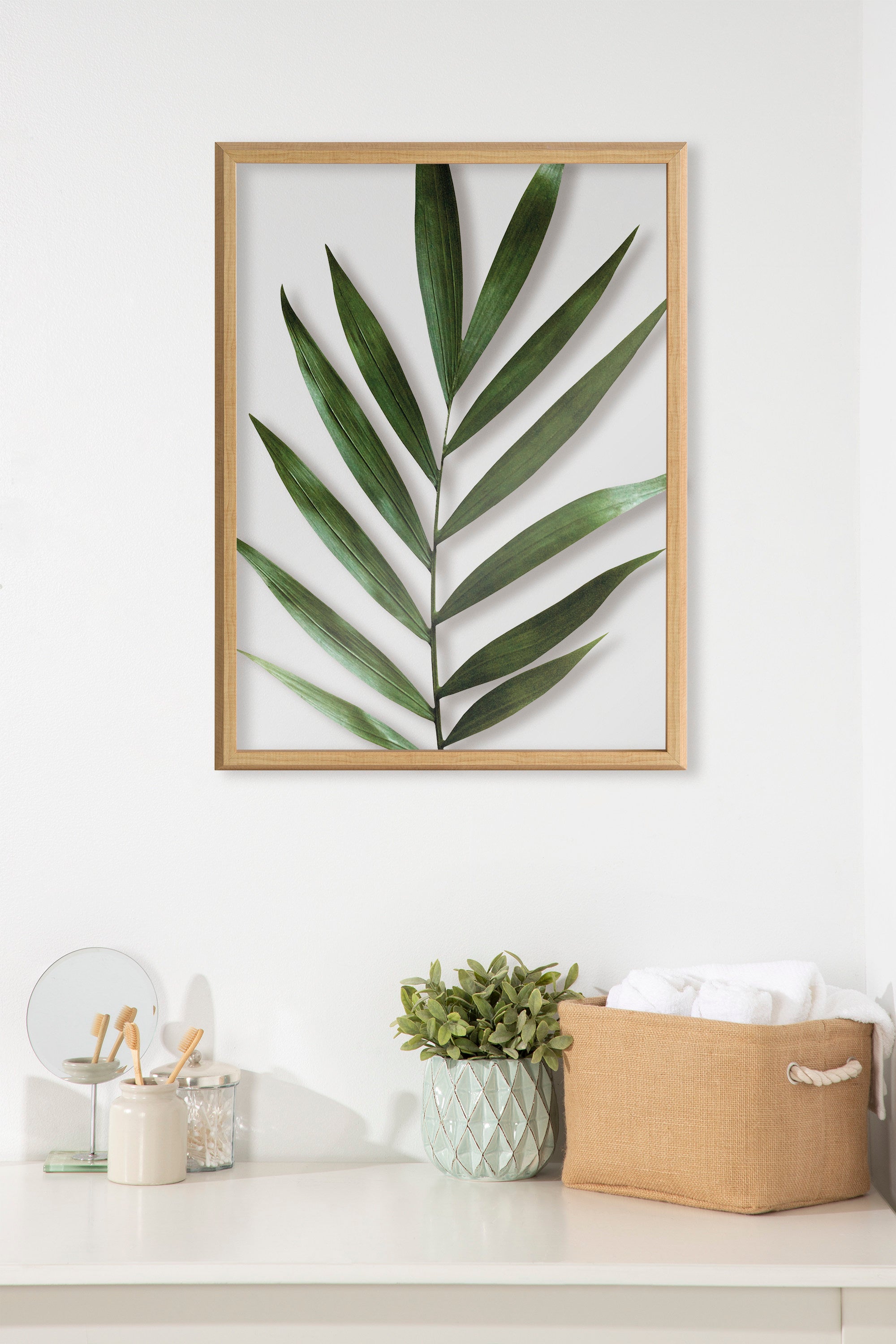 Blake Botanical 5F Framed Printed Glass by Amy Peterson