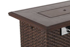 Brooks Wicker Firepit Table